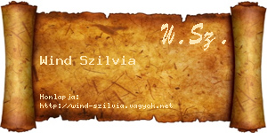 Wind Szilvia névjegykártya